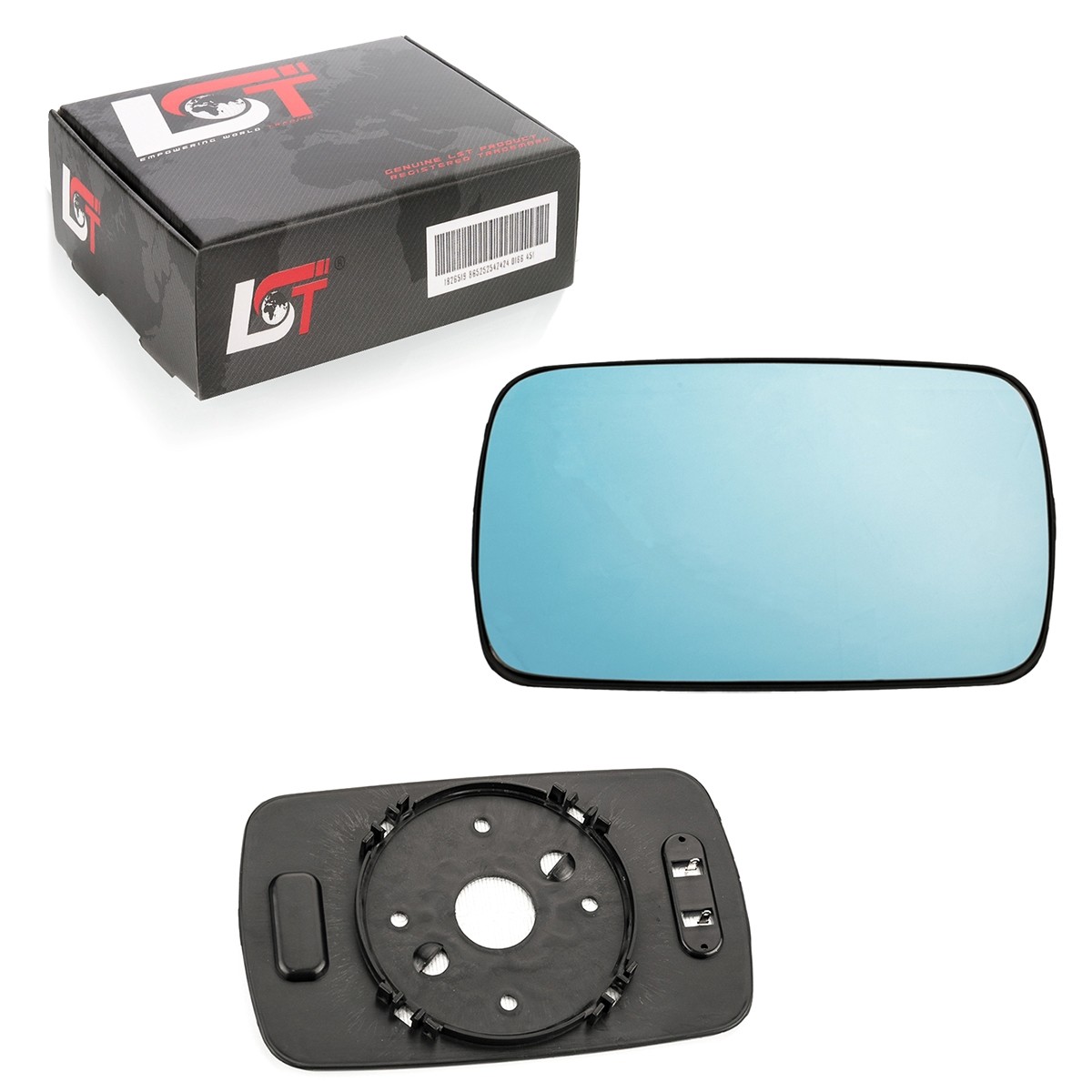 Left Heated Convex Side Mirror Blue Tinted For BMW 5 Series E28