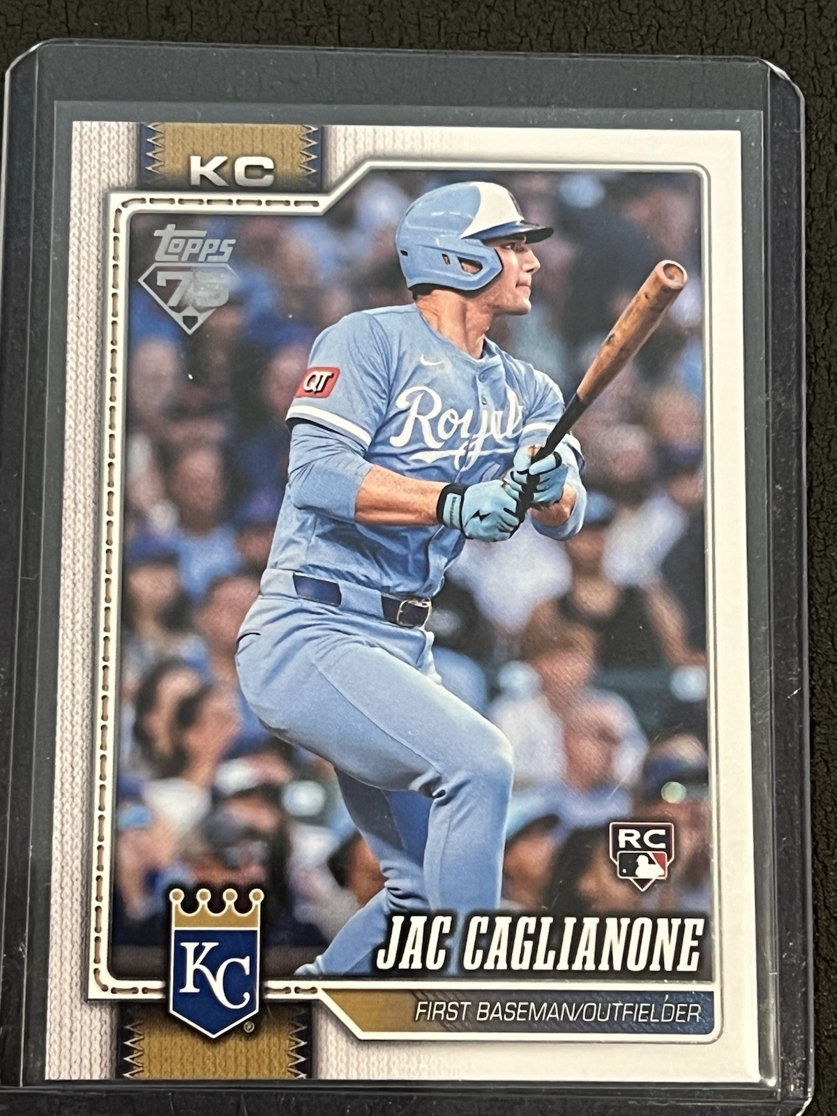 2026 Topps Series 1 Jac Caglianone RC Rookie Flagship #138 Kansas City Royals