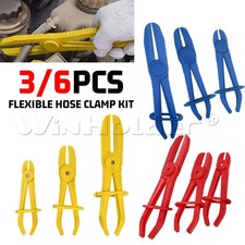 Image of 3/6/9 pack Hose Clamp Set Fuel Water Brake Line Pipe Pinch Off Flexible Pliers