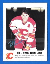 1986-87 CALGARY FLAMES RED ROOSTER OLD DUTCH NHL HOCKEY CARD SEE LIST