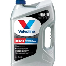 Extensive Wear Protection - VR1 SAE 20W-50 Motor Oil 5 QT for Competitive Racing
