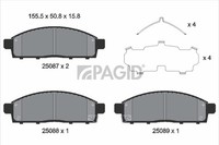 Bremsbelagsatz BremsklöTze FüR Mitsubishi L 200/Triton Kj_ Kk_ Kl_ Ka_T