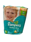Vintage Pampers Baby Dry Size 6 / 27  Lbs+ Diapers 21 Ct