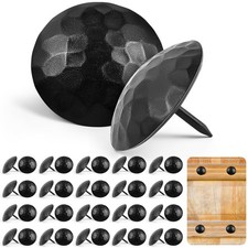 50 Pcs 1.5 Inch Black Large Iron Clavos Decorative Nails Iron Antique Clavos ...