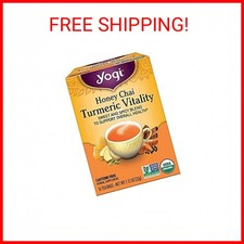 Yogi Tea, Honey Chai Turmeric Vitality, 16 ct