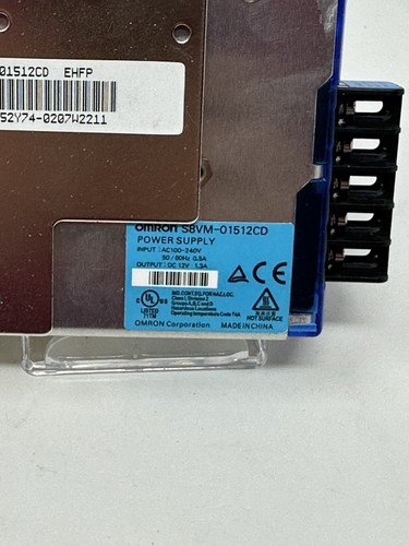 Omron S8VM-01512CD Netzteil (IN: 100-240VAC, 0,5A, 50/60Hz OUT: 12VDC, 1,3A) - Bild 3 von 4