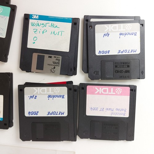 22 Vintage Disketten meist TDK MF 2HD - formatiert getestet 100% einwandfrei - Bild 5 von 8