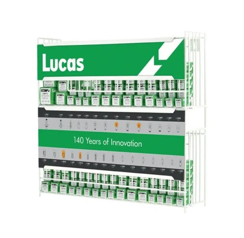 Lucas Automotive Car Bulb Stand 140 bulbs Motor Factor Workshop Garage MOT TRADE