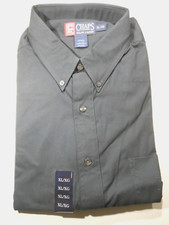 Vintage Chaps Ralph Lauren Navy Long Dress Shirt Men’s Size XL 100%Cotton NWT