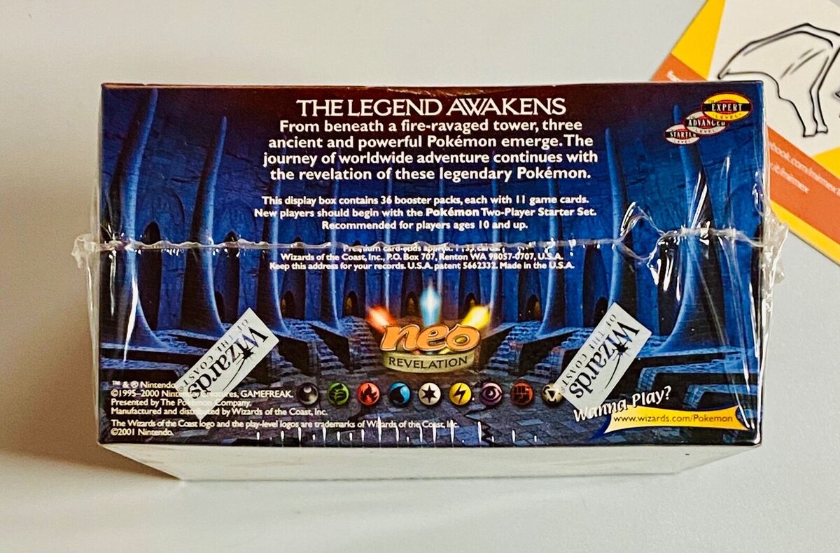 Pokemon Neo Revelation 1st edition Booster Box English Pokemon Neo Revelation 1st edition Booster Box English
