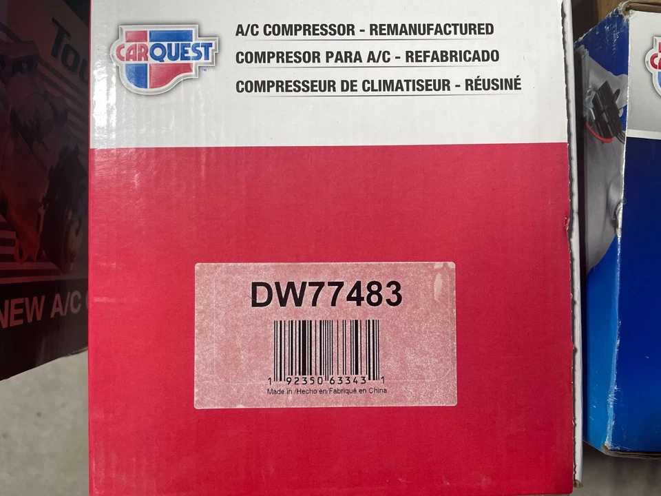 Carquest DW77483 estándar aire acondicionado remanufacturado con embrague con compresor MSC90C Foto 2 de 2