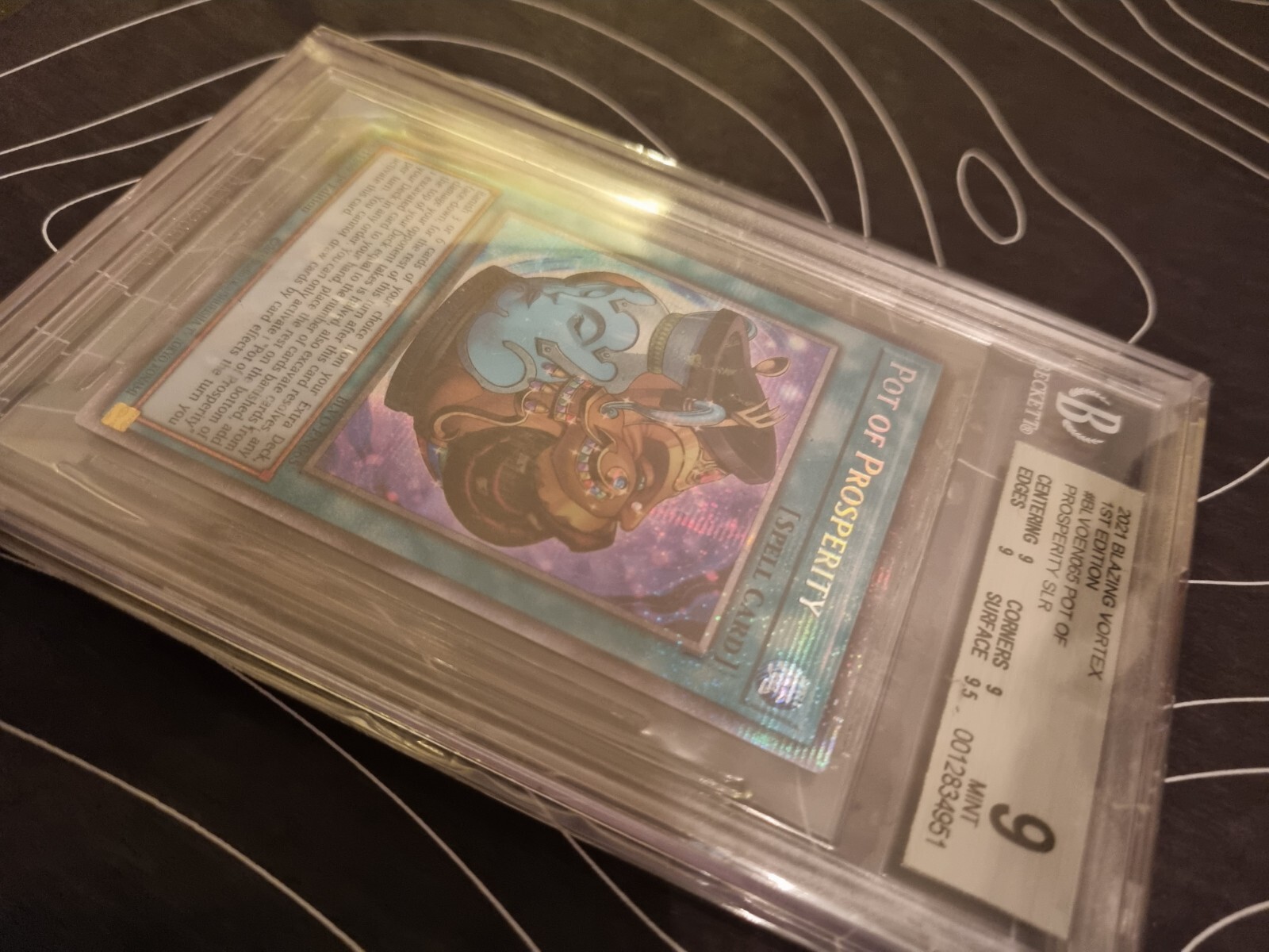 Yugioh Pot Of Prosperity BLVOEN065 Starlight Rare Graded 9 1st Edition MINT eBay