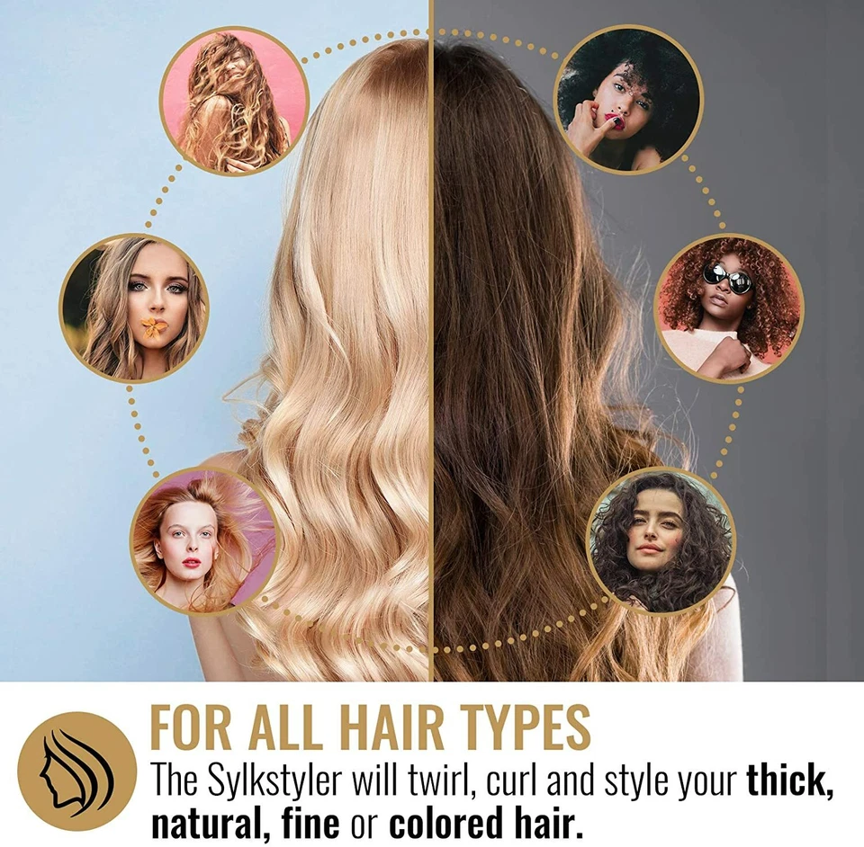 HAI SYLKSTYLER 1" Professional Silk Ceramic Curling Iron - Dual Voltage - Image 2 of 4