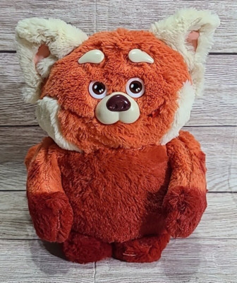 Disney Pixar Turning Red Plush Panda Many Moods of Mei Talking Red Orange 11''