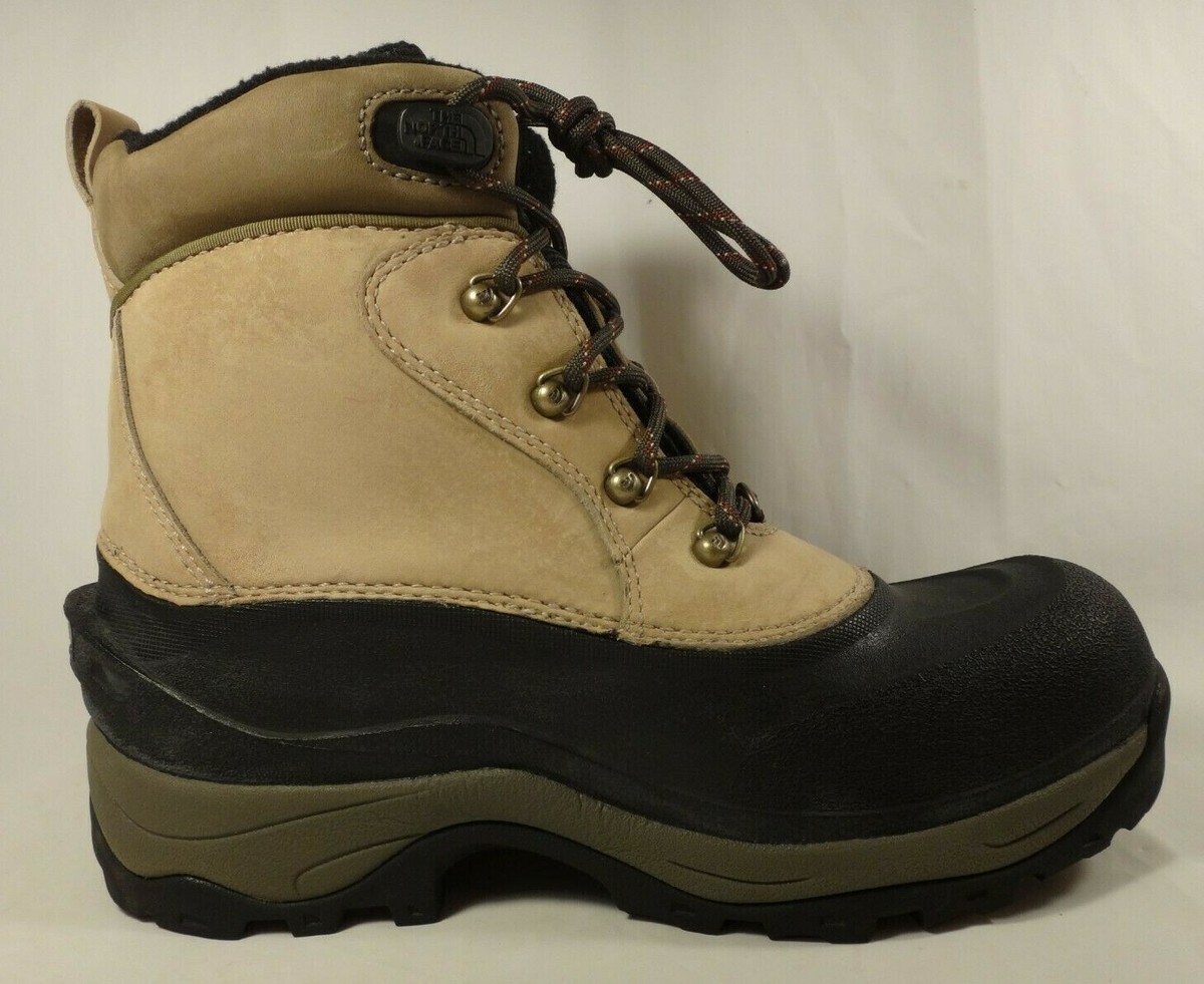 The North Face Tan Suede Black Waterproof Insulated Warm  display picture 1