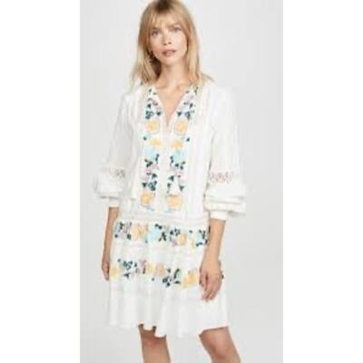 Tory Burch Rent the Runway White Embroidered Boho Dress Cotton Size XS $498 MSRP | eBay Tory Burch Rent the Runway White Embroidered Boho Dress Cotton Size XS $498 MSRP | eBay