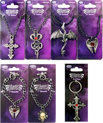 Mystic Collection Biker 7'' Bracelet, 18'' Necklace or Keychain, BRAND NEW CHOICE