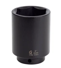 Sunex 264D, 6 Point, 1/2" Drive Deep Impact Socket Standard Tools 6pt SAE 2"