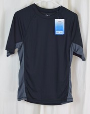 Kanu Surf Men's Cb Rashguard UPF 50 Swim Shirts Black Size Small