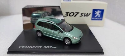 Peugeot 307 SW Restyling 2005 Light Green Met. 1:43 Norev 473750 EXTREMELY RARE! - Photo 1/4
