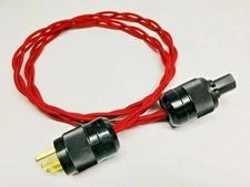 Pine Tree Audio Iso-Braid AC Power Cable 12AWG IEC Connector CUSTOM LENGTH USA