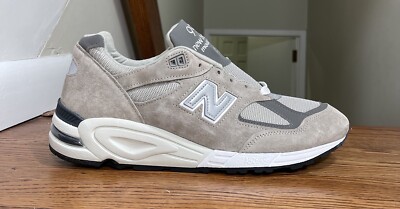 New Balance 990v2 Made in USA Grey M990GY2 Men's Size 12 NWOB | eBay