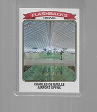 2023 TOPPS HERITAGE NEWS FLASHBACKS CHARLES DE GAULLE AIRPORT #NF-5