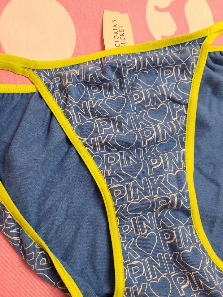 Bragas de bikini Victoria's Secret ROSA vintage de doble cuerda talla pequeña RARAS Foto 2 de 4
