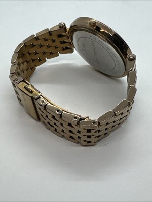 Michael Kors MK3217 Darci Brown Dial Pave Bezel Rose-gold 39mm  