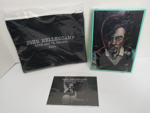 John Mellencamp Live And In Person 2024 Kit, Bag Pouch, Journal & Postcards NEW!