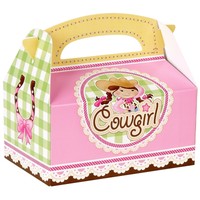 Pink Cowgirl Party Supplies - Empty Favor Boxes (4) on sale Pink Cowgirl Party Supplies - Empty Favor Boxes (4) on sale