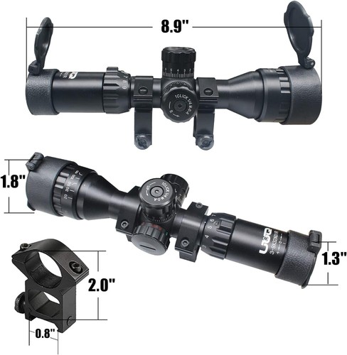 High-Strength 3-9x32 Tactical Scope with Adjustable AO and Fog-Proof Design - Picture 6 of 8