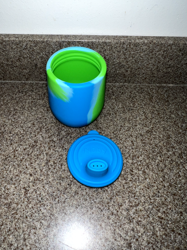 Nuby Baby's First Training Cup, 100% Silicone - Weighted Base - BPA Free - Picture 3 of 3