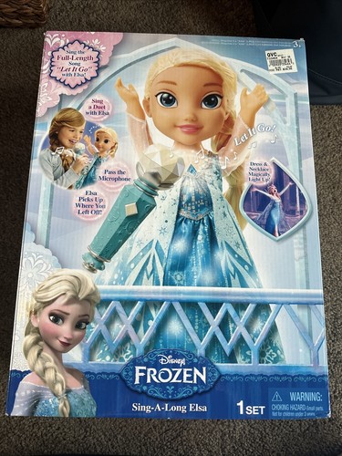 Disney Frozen Sing A Long Elsa Puppe + Mikrofon - NEU/OVP! - Bild 1 von 7