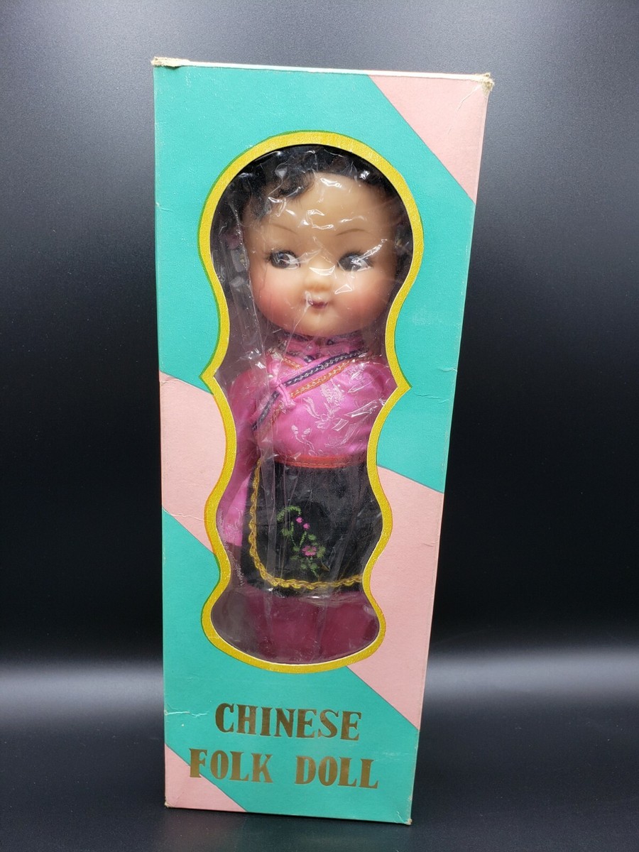 Vintage Chinese Folk Doll Made in People's Republic of China | eBay