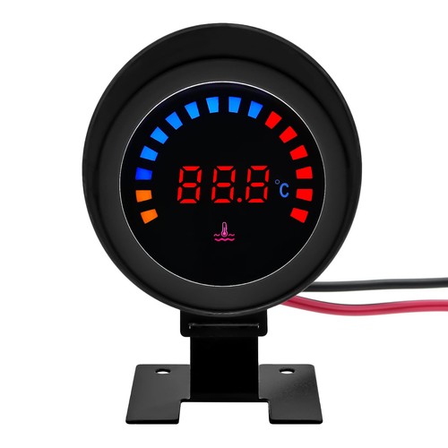 52mm Gauge with Sensor Water Temp Meter Adaptor Joint Pipe Radiator 26-40mm - Picture 2 of 41