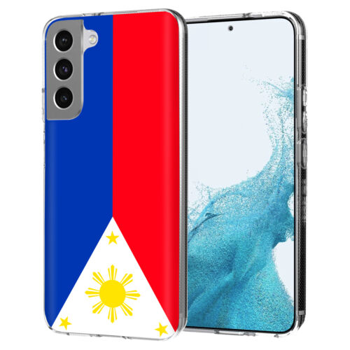Slim Case for Samsung Galaxy S22 Plus+ 5G,Flag Philippines Print,USA Printed - Picture 1 of 7