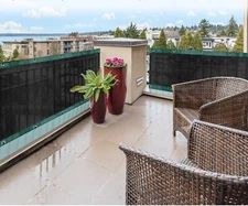 B-USA4'x50'Black shade net privacy fence wind screen agrinet construction fabric