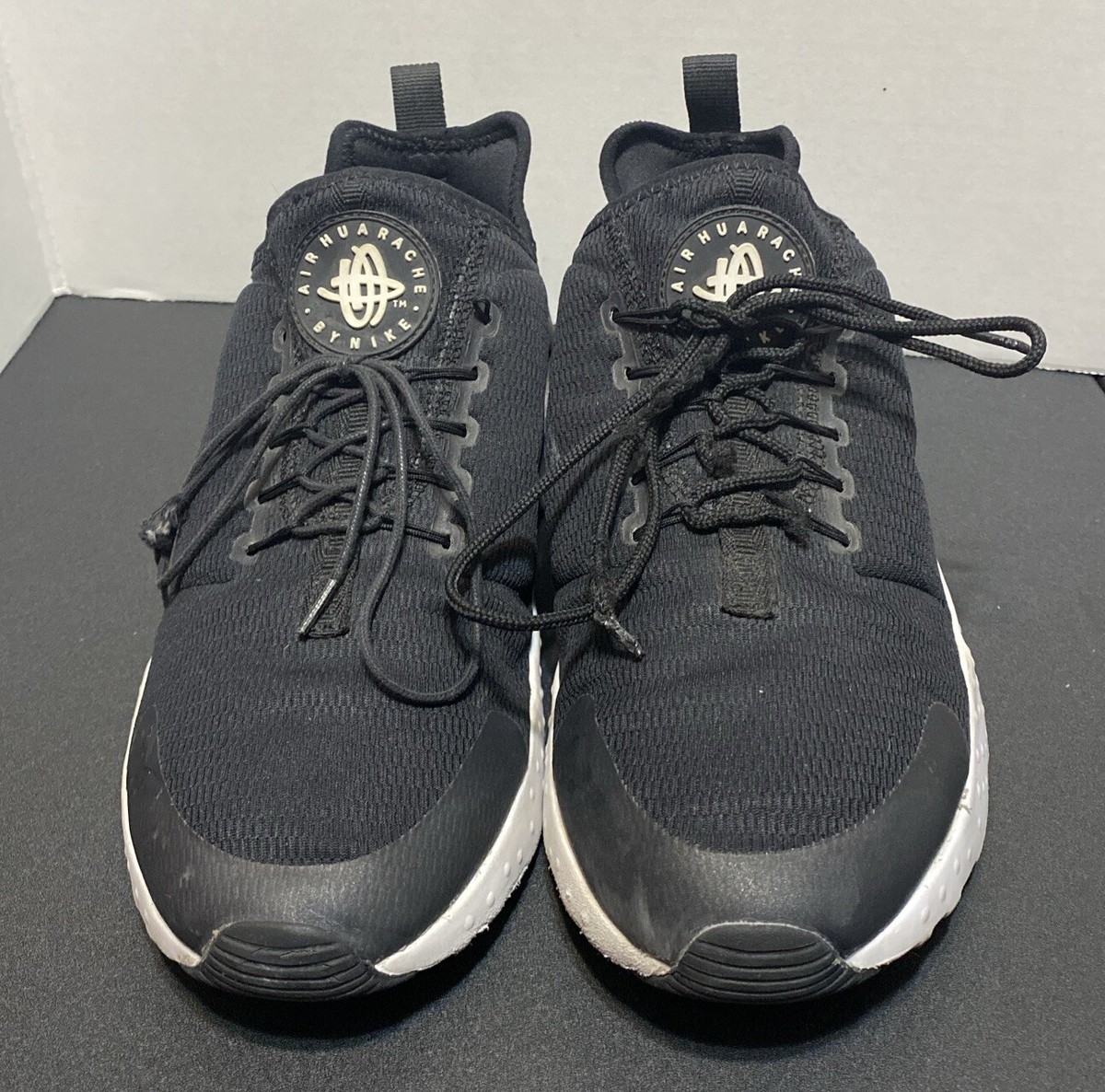 Nike Air Huarache Run Ultra Women's Size 8 Running Shoes Black | eBay