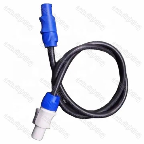 Disco stage Lights 2.5mm neutrik Powercon Connector power AC Extension Cable 2m - Afbeelding 1 van 6