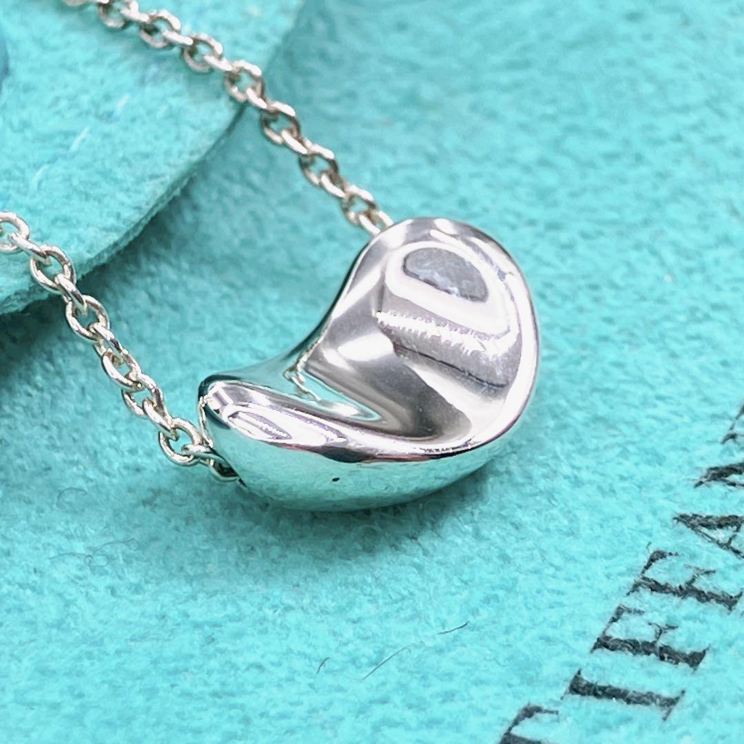 Tiffany Bean S size necklace silver 15.7in No Box | eBay