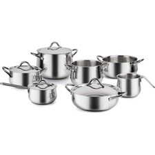 Barazzoni Sapore Italiano Batteria pentole 11 Pezzi Inox Induzione