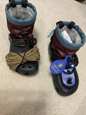 Authentic Nicole mclaughlin Camping Collab Crocs. Women 13