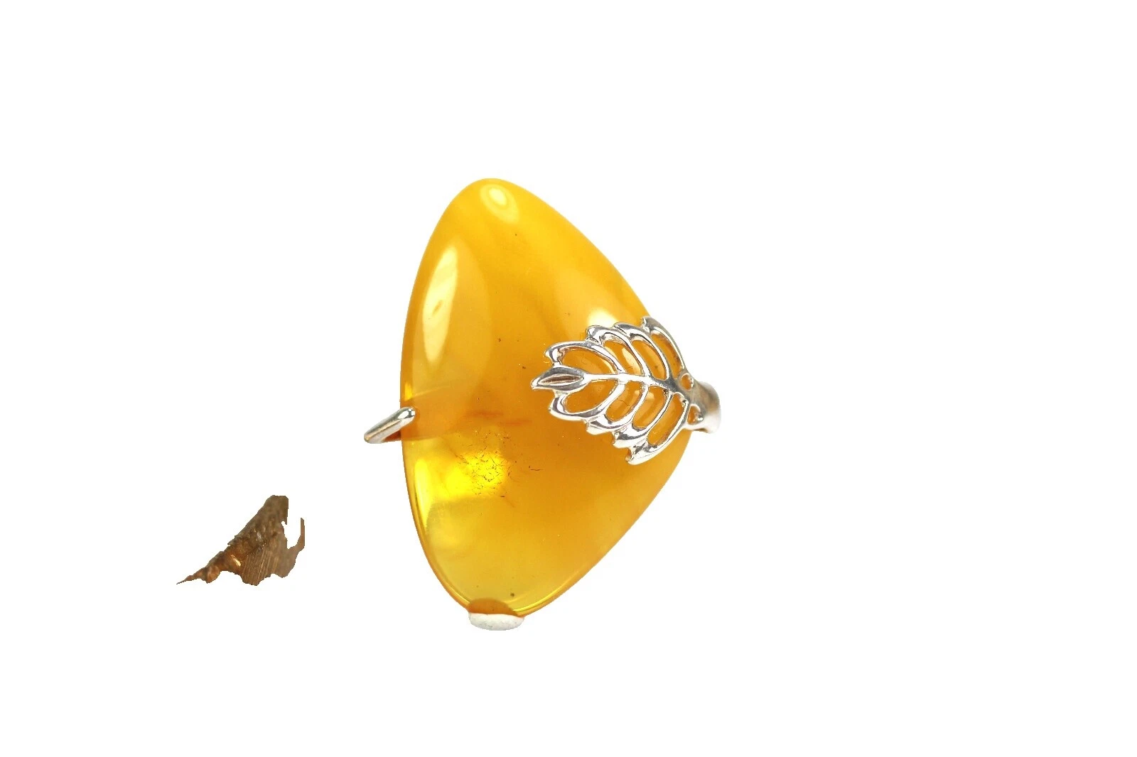 Amber Handcrafted Rings