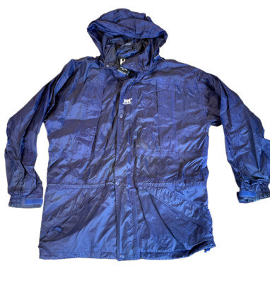 Helly Hansen Jacket RN 73983 Vintage 100% Nylon Navy blue