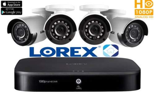 Lorex 1080p HD sistema di sicurezza a 8 canali 1 TB HDD DVR e 4 telecamere HD 1080p NUOVO ┥ - Foto 1 di 12