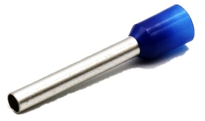 Hilpress  Aderendhülsen 2,5mm2 blau lang Hülse 18mm isoliert  2,5L 10 Stück