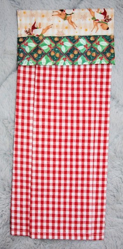 Tea Towel / Dishcloth | Personalised | Self hanging | Christmas | Bird Stress - Picture 2 of 24