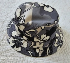 NEW Dorfman Pacific Headwear Tropical Camo Print Bucket Hat Cotton SZ/M NWT