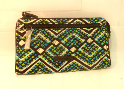 Vera Bradley RFID All In One Crossbody Bag Wristlet Wallet Forest